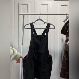 Universal Thread Charcoal Denim Overalls
